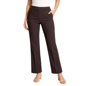 Loft Ann below the waist flare stretch, brown pants size 4‎ petite